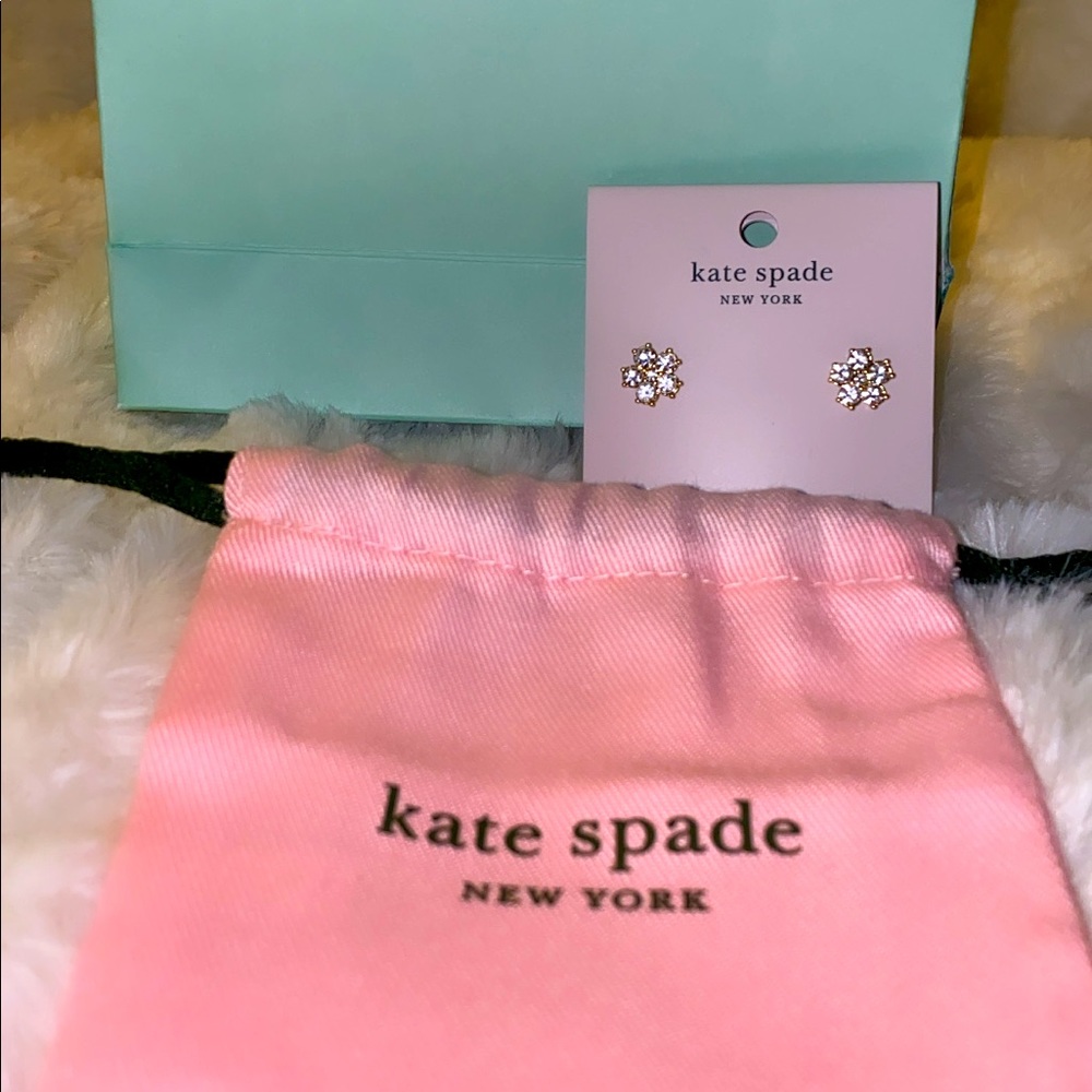 Kate Spade ♠️ authentic gold earrings